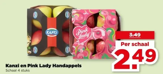 Aanbieding: Kanzi en Pink Lady Handappels