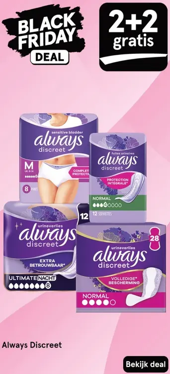Aanbieding: Always Discreet