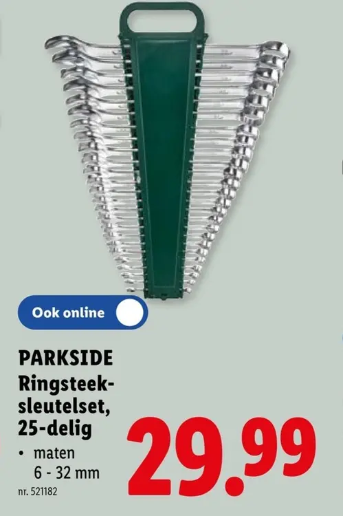 Promotie: Ringsteeksleutelset