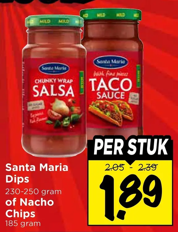 Aanbieding: Dips of Nacho Chips