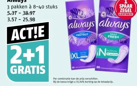 Aanbieding: Always