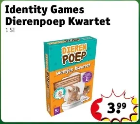 Aanbieding: Dierenpoep Kwartet
