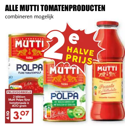Aanbieding: Alle Mutti tomatenproducten