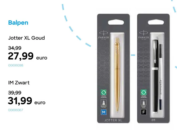Promotie: Balpen Jotter XL Goud