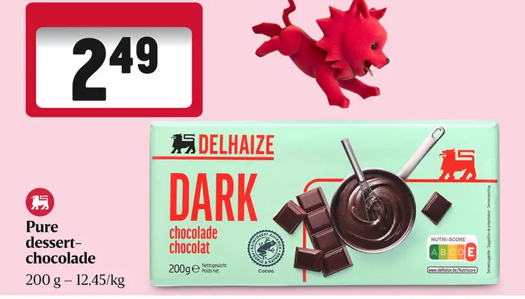 Promotie: Pure dessert-chocolade