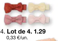 Offre: Lot de 4