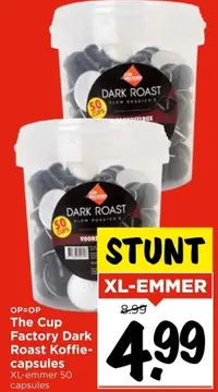 Aanbieding: The Cup Factory Dark Roast Koffie-capsules