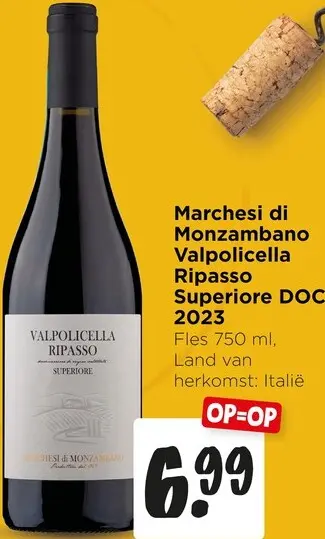 Aanbieding: Marchesi di Monzambano Valpolicella Ripasso Superiore DOC 2023