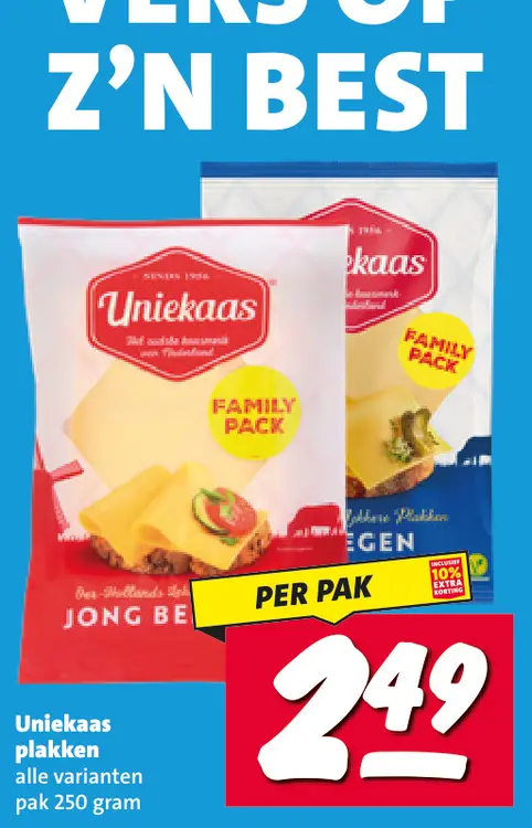 Aanbieding: Uniekaas plakken
