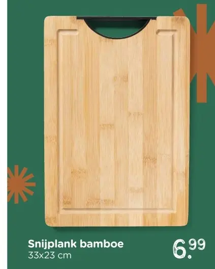 Aanbieding: Snijplank bamboe