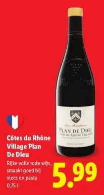 Aanbieding: Côtes du Rhône Village Plan De Dieu
