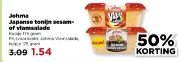 Aanbieding: Johma Japanse tonijn sesam- of vlamsalade