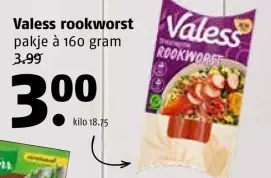 Aanbieding: Valess rookworst