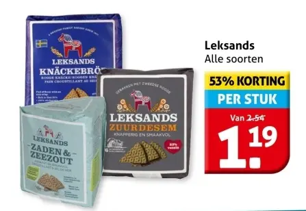 Aanbieding: Knäckebröd, Zaden & Zeezout, Zuurdesem