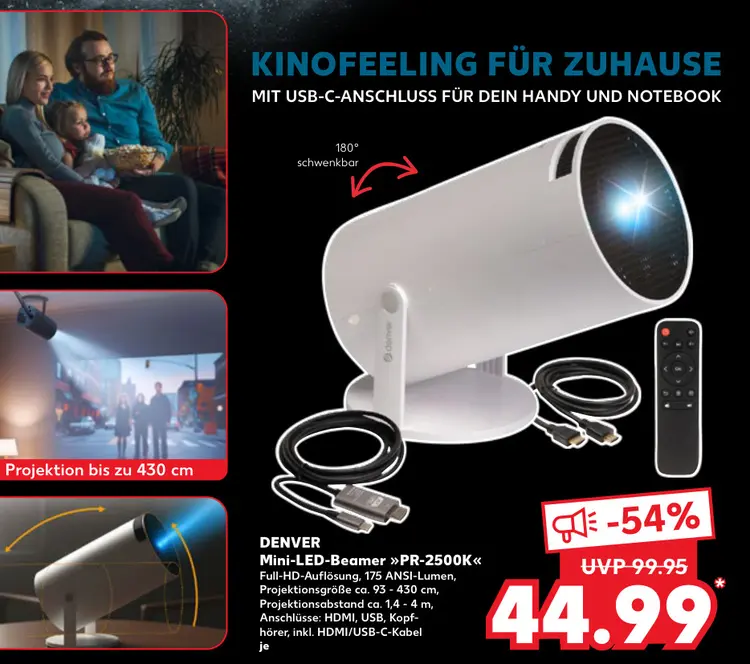 Aanbieding: Mini-LED-Beamer PR-2500K