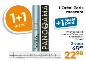 Aanbieding: L'Oréal Paris Mascara