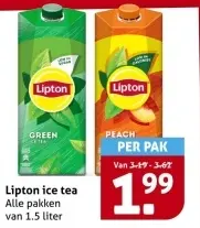 Aanbieding: Lipton ice tea