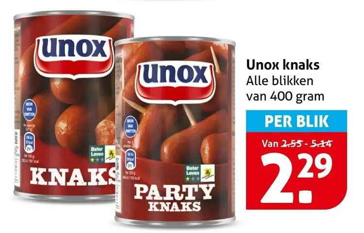 Aanbieding: knaks