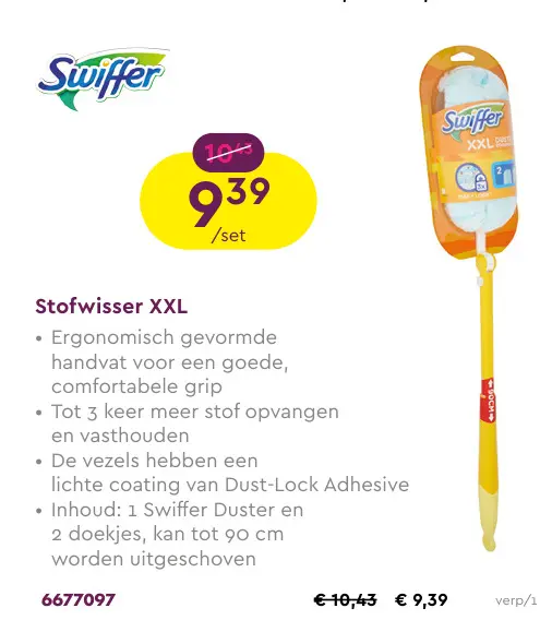 Promotie: Stofwisser XXL
