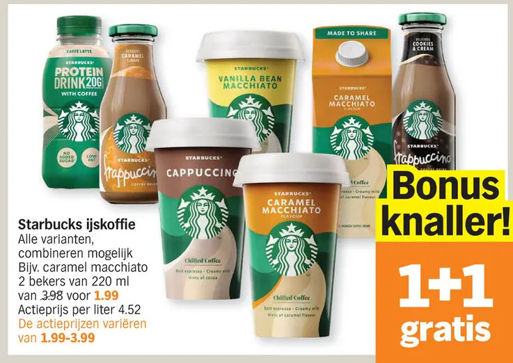 Aanbieding: Starbucks ijskoffie