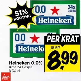 Aanbieding: Heineken 0.0%
