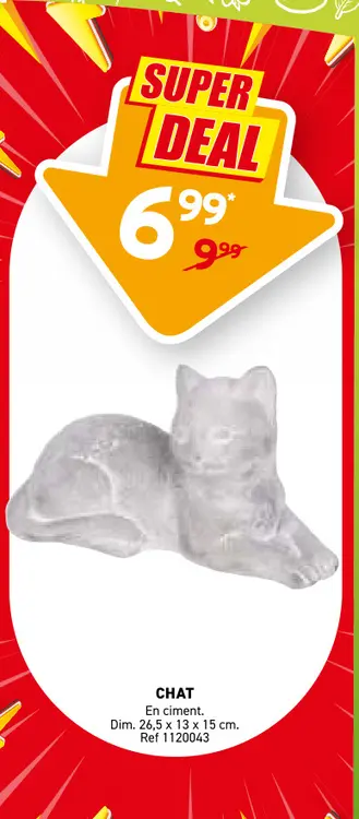 Offre: Chat en ciment