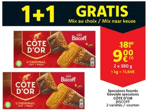 Offre: Speculoos fourrés / Gevulde speculoos