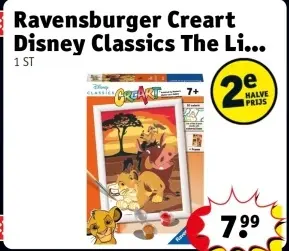 Aanbieding: Creart Disney Classics The Li...