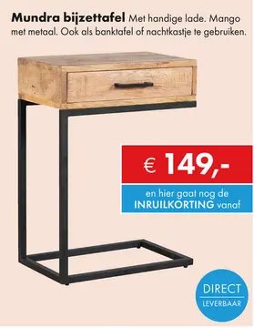 Aanbieding: Mundra bijzettafel