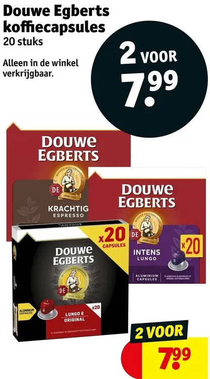 Aanbieding: Koffiecapsules