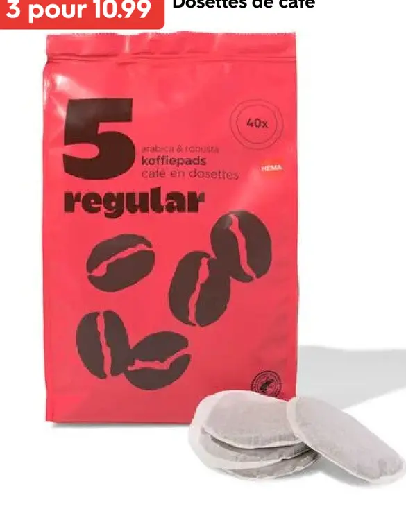 Offre: Koffiepads Regular