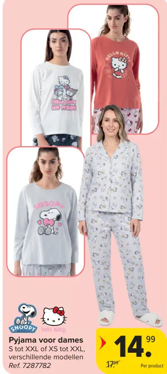 Promotie: Pyjama voor dames