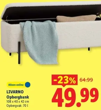 Aanbieding: Opbergbank