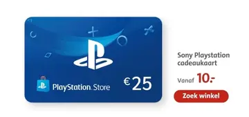 Aanbieding: Sony Playstation cadeaukaart