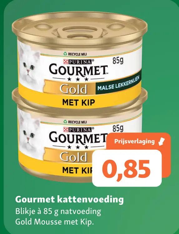 Aanbieding: Gourmet kattenvoeding