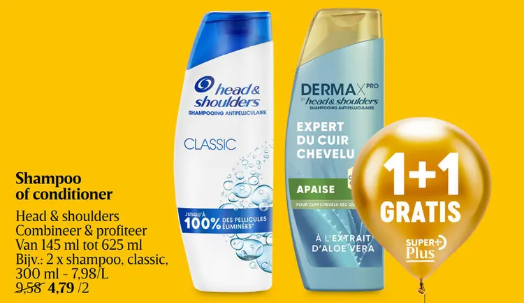 Aanbieding: Shampoo of conditioner