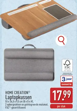 Aanbieding: HOME CREATION® Laptopkussen