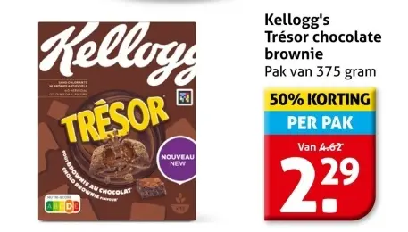 Aanbieding: Trésor chocolate brownie