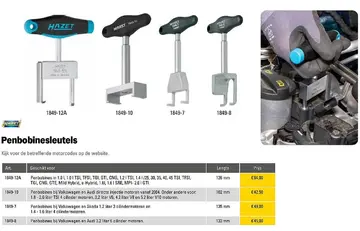 Aanbieding: Penbobinesleutels