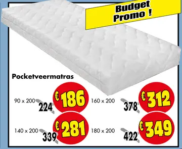 Aanbieding: Pocketveermatras
