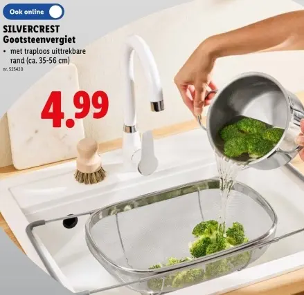 Promotie: Gootsteenvergiet