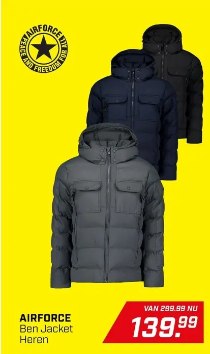 Aanbieding: Airforce Ben Jacket Heren