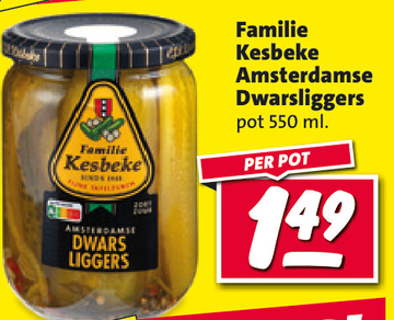 Aanbieding: Familie Kesbeke Amsterdamse Dwarsliggers