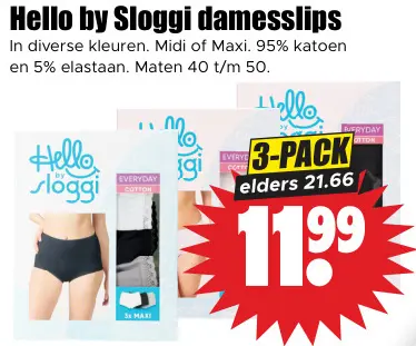Aanbieding: Damesslips