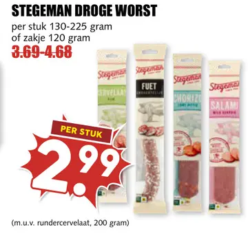 Aanbieding: Stegeman droge worst