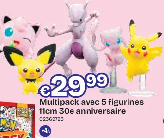 Offre: Multipack avec 5 figurines 11cm 30e anniversaire