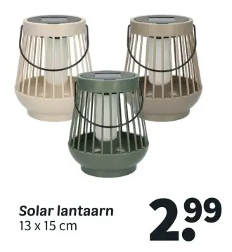 Aanbieding: Solar lantaarn