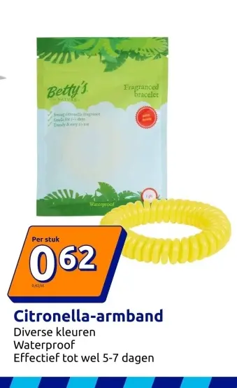Promotie: Citronella-armband