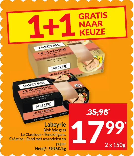 Aanbieding: Blok foie gras