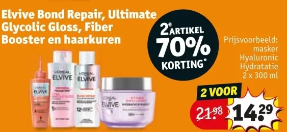 Aanbieding: Bond Repair, Ultimate Glycolic Gloss, Fiber B